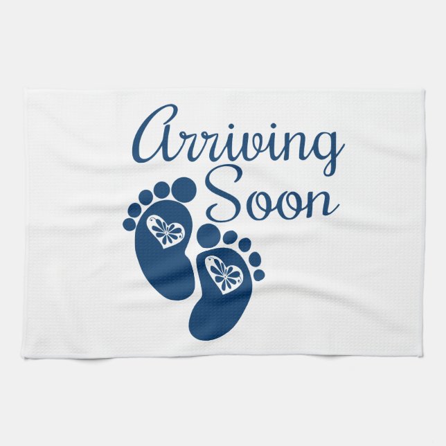 Arriving Soon Towel (Horizontal)