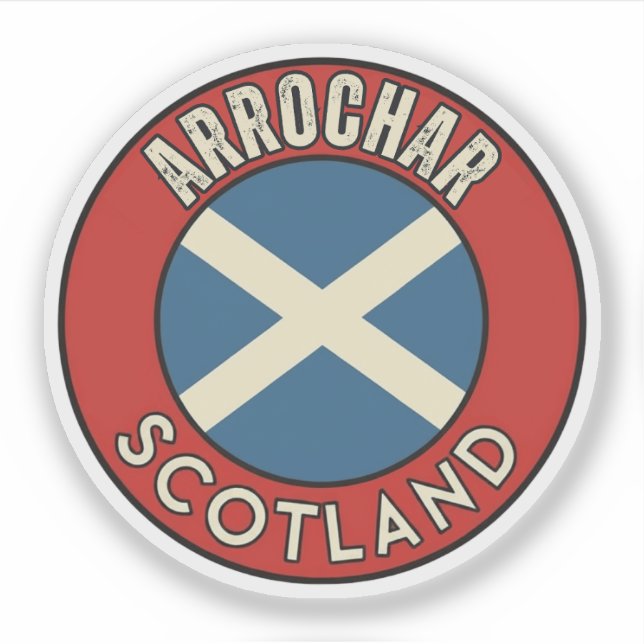 Arrochar, Scotland Sticker (Front)