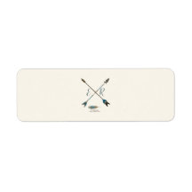 Arrow and Antler Rustic Chic Cream & Blue
