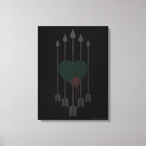 Arrow  Arrows Shot Through Heart Canvas Print