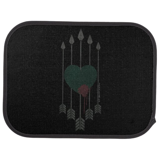 Arrow | Arrows Shot Through Heart Car Floor Mat (Rear)