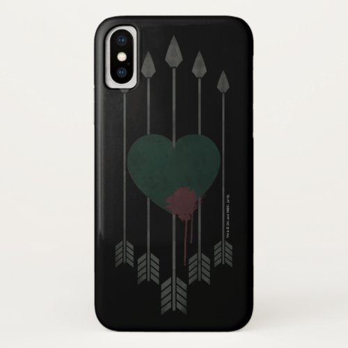 Arrow  Arrows Shot Through Heart iPhone X Case