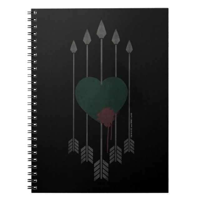 Arrow | Arrows Shot Through Heart Notebook (Front)