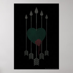 Arrow Arrows Shot Through Heart Poster