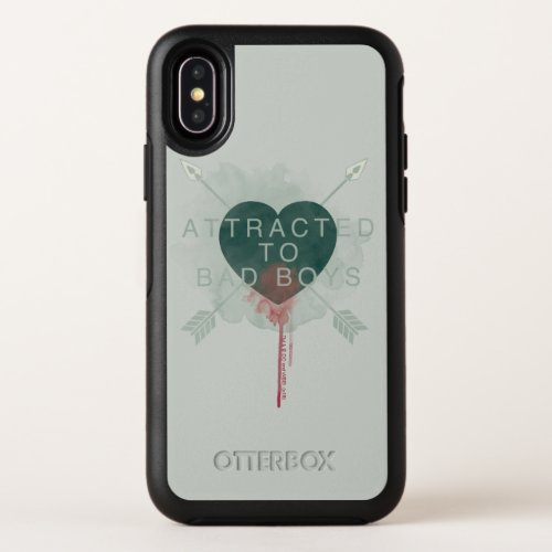 Arrow  Attracted To Bad Boys Pierced Heart OtterBox Symmetry iPhone X Case