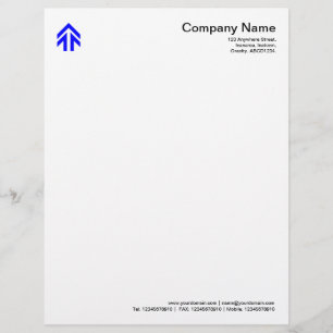 Arrow - Blue Letterhead