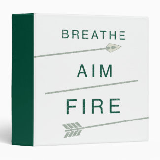 Arrow | Breathe Aim Fire 3 Ring Binder