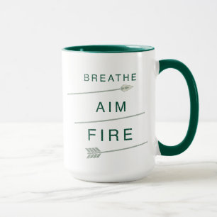 Arrow Breathe Aim Fire Mug