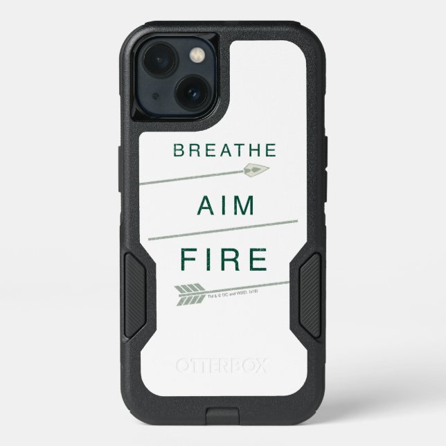 Arrow | Breathe Aim Fire Otterbox iPhone Case (Back)