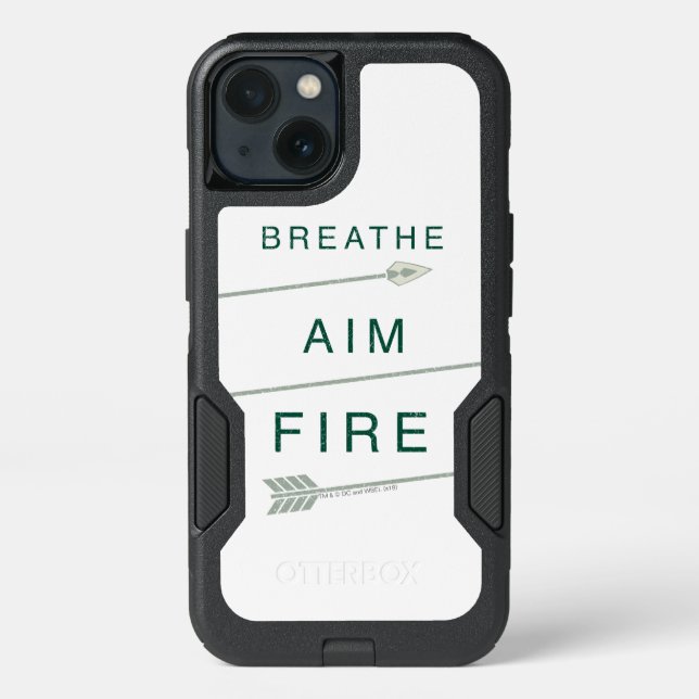 Arrow | Breathe Aim Fire Otterbox iPhone Case (Back)