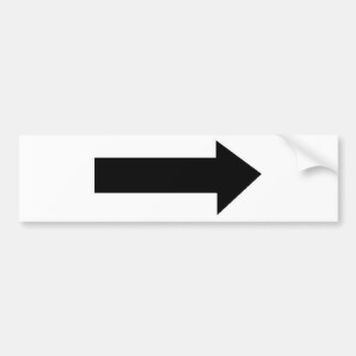 arrow bumper sticker