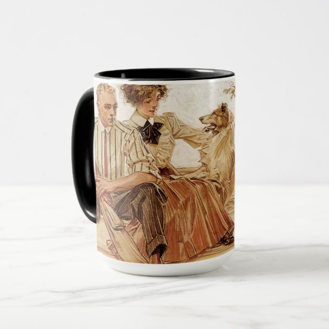 Arrow Collar advertisement, 1910 by Leyendecker Mug (Front Left)