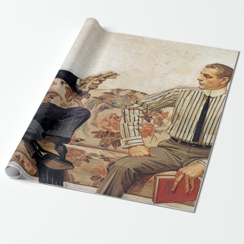 Arrow Collar advertisement 1912 by Leyendecker Wrapping Paper