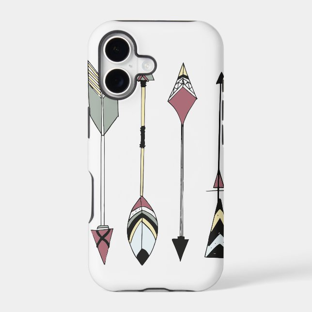 Arrow Design - Colored Iphone Case (Back)