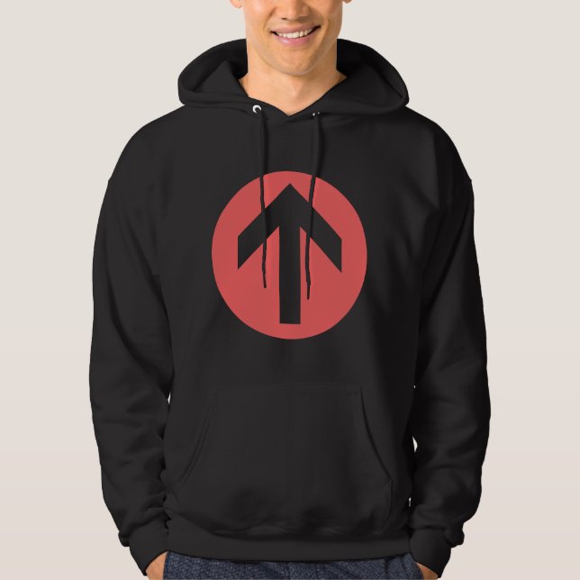 Arrow Disk Hoodie (Front)