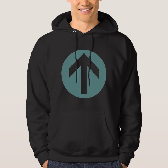 Arrow Disk Hoodie (Front)
