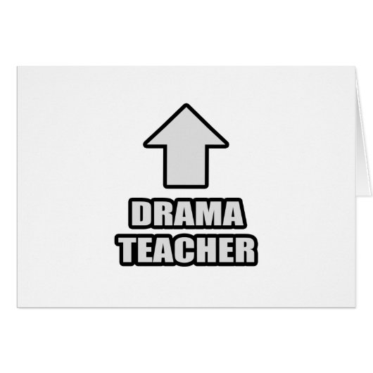 Arrow Drama Teacher Cards (Front Horizontal)