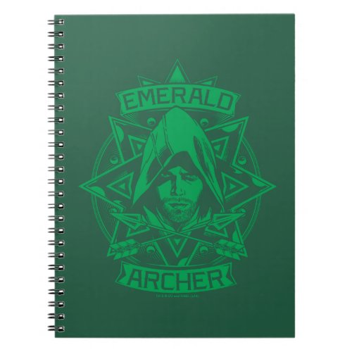 Arrow  Emerald Archer Graphic Notebook