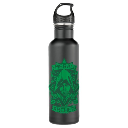 Arrow  Emerald Archer Graphic Stainless Steel Water Bottle