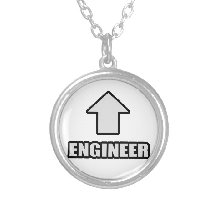 Arrow Engineer Personalized Necklace