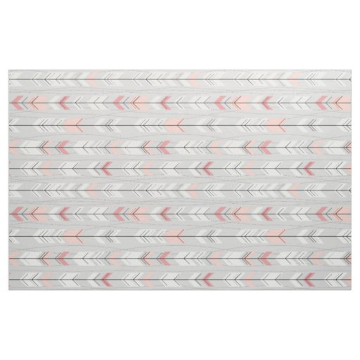 Arrow Feathers Horizontal Fabric