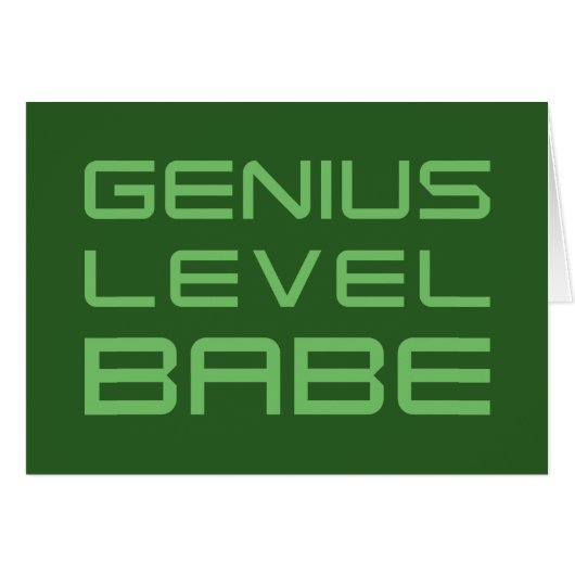 Arrow | Genius Level Babe Cards (Front Horizontal)