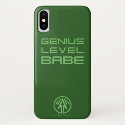 Arrow  Genius Level Babe iPhone X Case