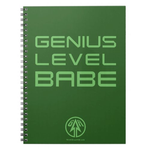 Arrow  Genius Level Babe Notebook