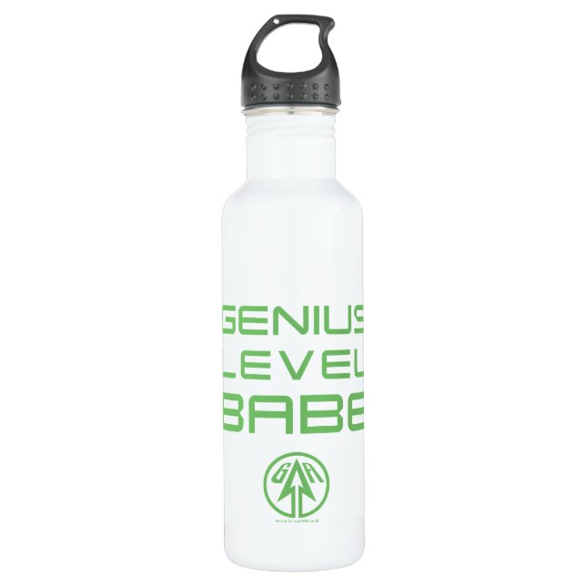 Arrow | Genius Level Babe Stainless Steel Water Bottle (Front)