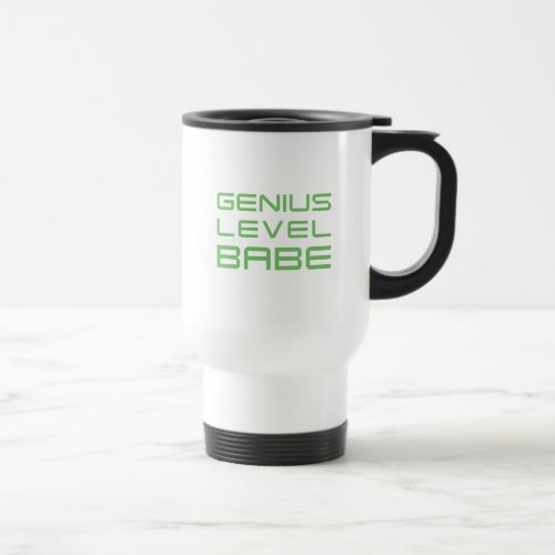 Arrow  Genius Level Babe Travel Mug