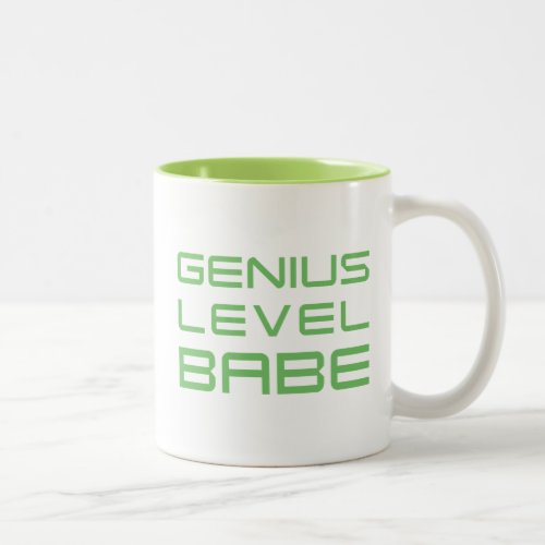 Arrow  Genius Level Babe Two_Tone Coffee Mug