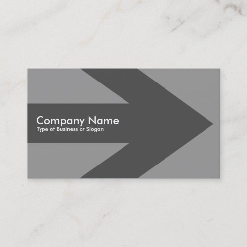 Arrow _ Gray Business Card