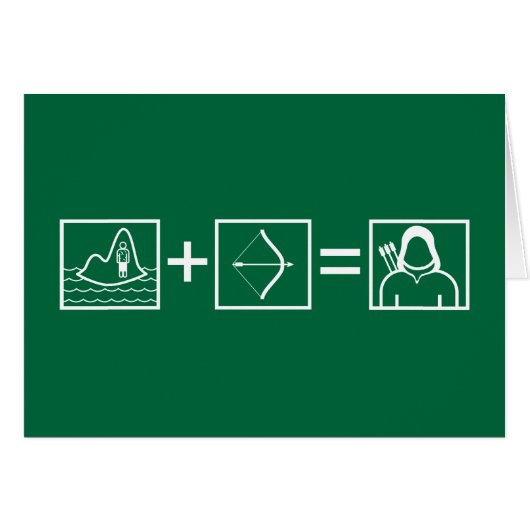 Arrow | Green Arrow Equation Cards (Front Horizontal)