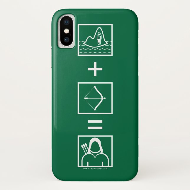 Arrow | Green Arrow Equation Case-Mate iPhone Case (Back)