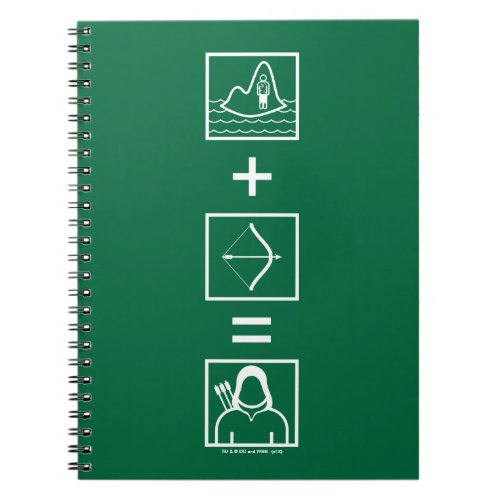 Arrow  Green Arrow Equation Notebook