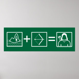 Arrow | Green Arrow Equation Poster