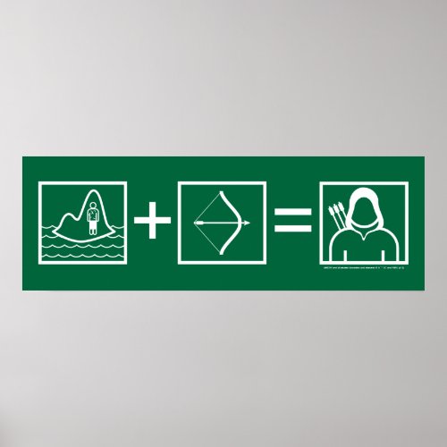 Arrow  Green Arrow Equation Poster