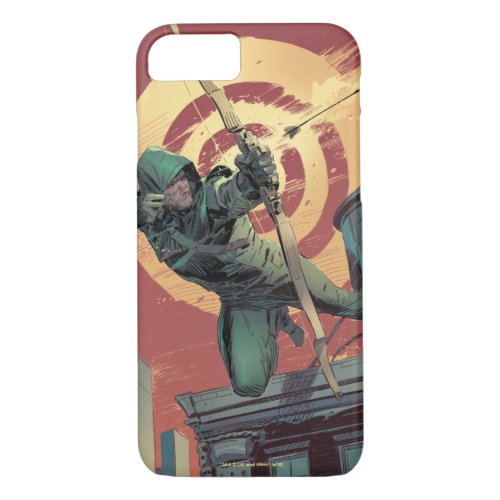 Arrow  Green Arrow Fires From Rooftop iPhone 87 Case