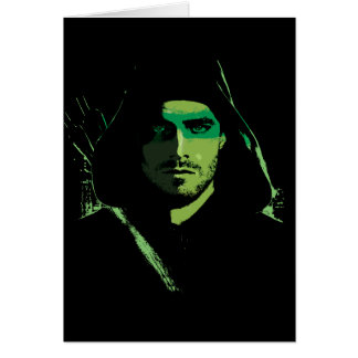 Arrow | Green Arrow Green Stylized Cutout Cards
