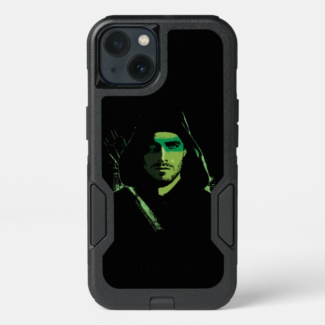Arrow | Green Arrow Green Stylized Cutout Otterbox iPhone Case (Back)