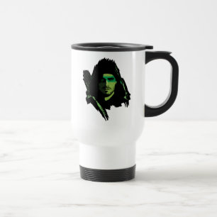 Arrow Green Arrow Green Stylized Cutout Travel Mug