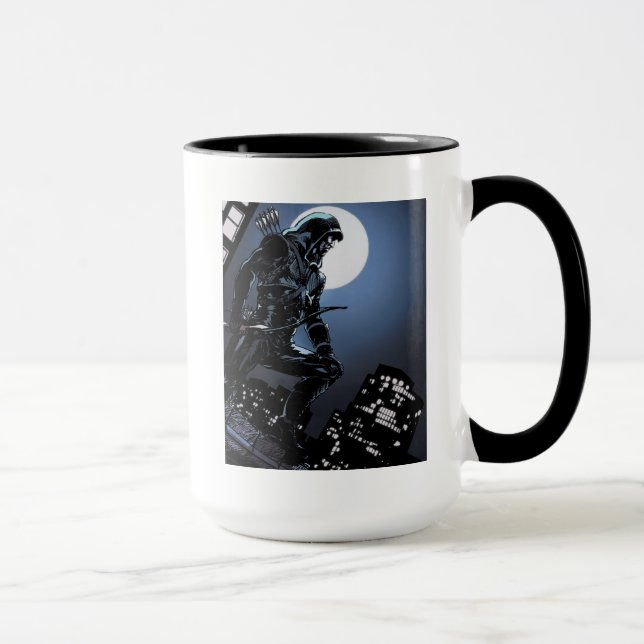 Arrow | Green Arrow In Moonlight Mug (Right)