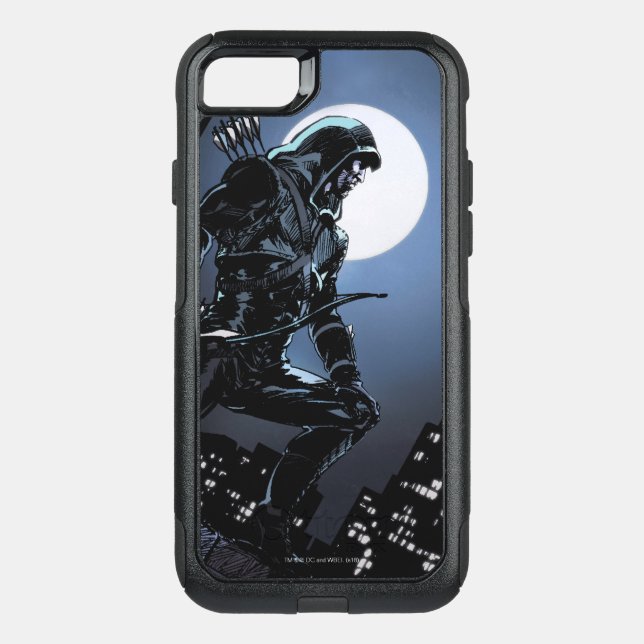 Arrow | Green Arrow In Moonlight Otterbox iPhone Case (Back)