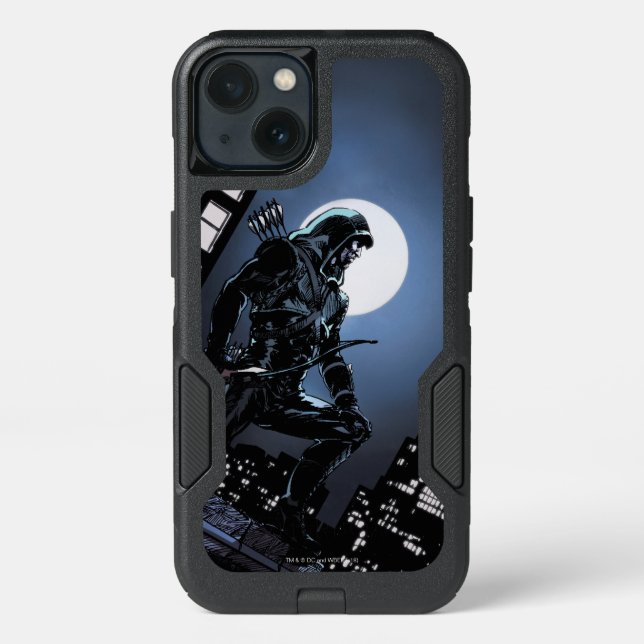 Arrow | Green Arrow In Moonlight Otterbox iPhone Case (Back)
