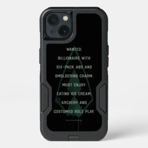 Arrow Green Arrow Parody Wanted Post iPhone 13 Case
