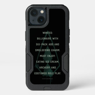 Arrow Green Arrow Parody Wanted Post iPhone 13 Case