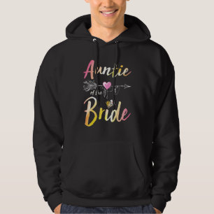 Arrow Hearts Happy Wdding Day To Me You Auntie Of  Hoodie