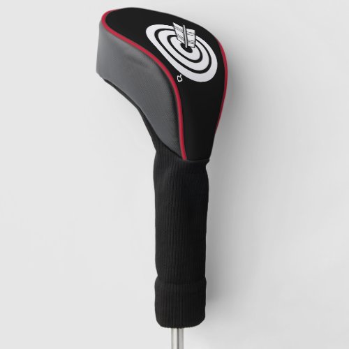 Arrow hit a round target Golf Head Covers