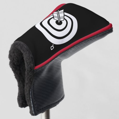 Arrow hit a round target Golf Head Covers