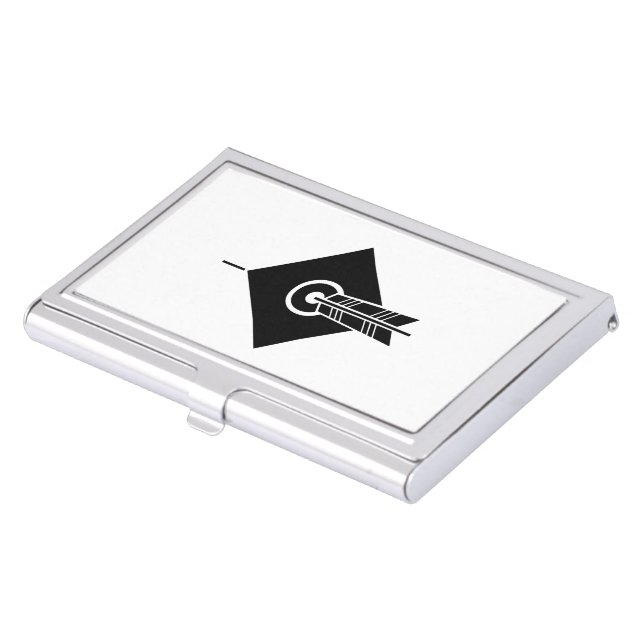 Arrow hit target Business Card Cases (Front)